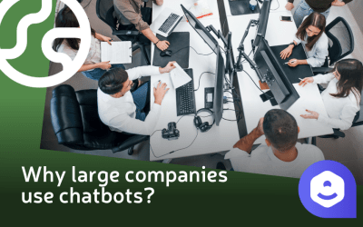 Why large companies use chatbots