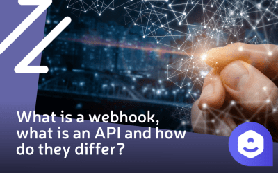 What is a webhook, what is an API and how do they differ?