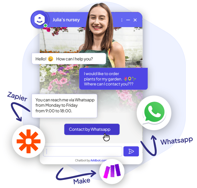 Arkibot puede gestionar un gran volumen de chats.